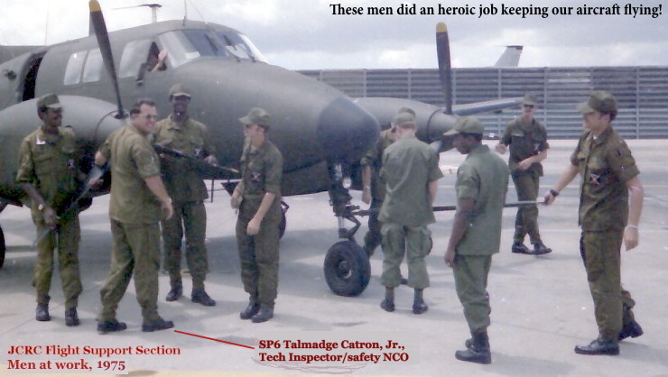 JCRC Flight Support Section personnel