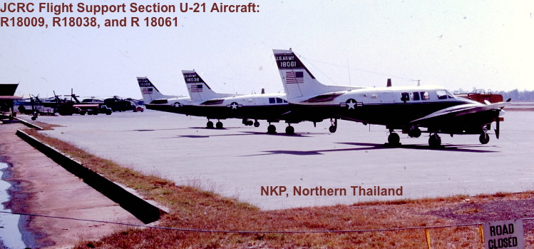 JCRC assigned aircraft, NKP, Thailand, 1974