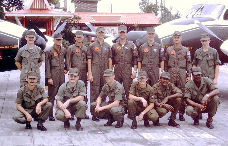 JCRC Flight Support Section personnel, NKP, Thailand, before August 1974