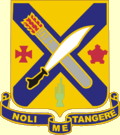 Distinctive unit insignia for the famous 2nd Infantry Regiment, service in the US Army since March 1791
