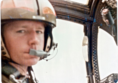 iLT Paul A. Carter, CAC 1973, here flying a Mowhawk after serving in Vietnam