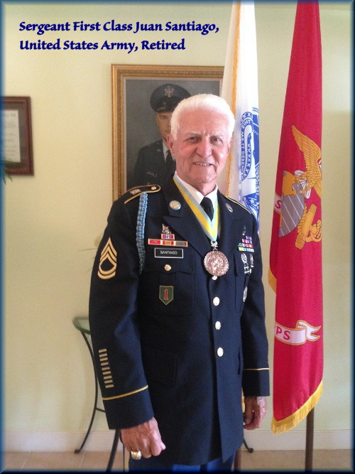 SFC Juan Santiago, US Army, Retired