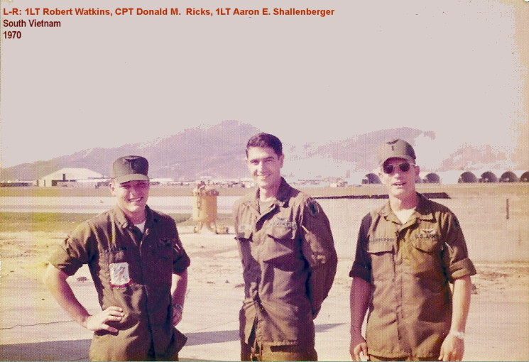 Three CAC aviators in Vietnam, 1970
