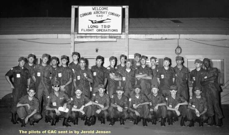 Long Thanh North Airfiend, Operations office, with pilots, courtesy Jerold Jensen