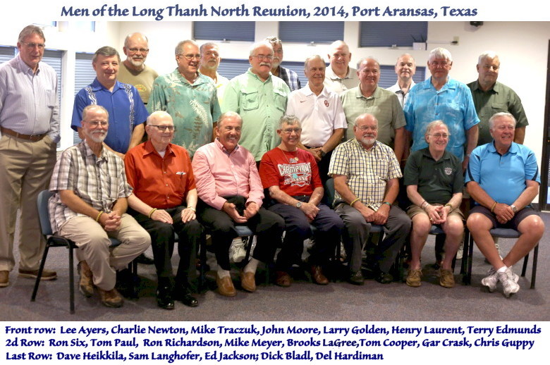 Men who attended the LTN Reunion at Port Aransas, 2014