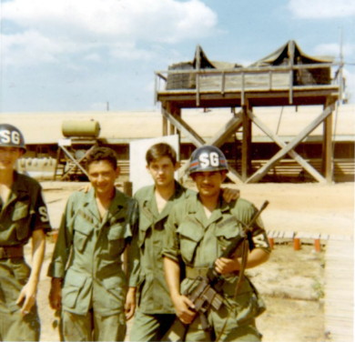 210th Combat Aviation Battalion Security Pathfinders personnel, Long Thanh North, Vietnam 