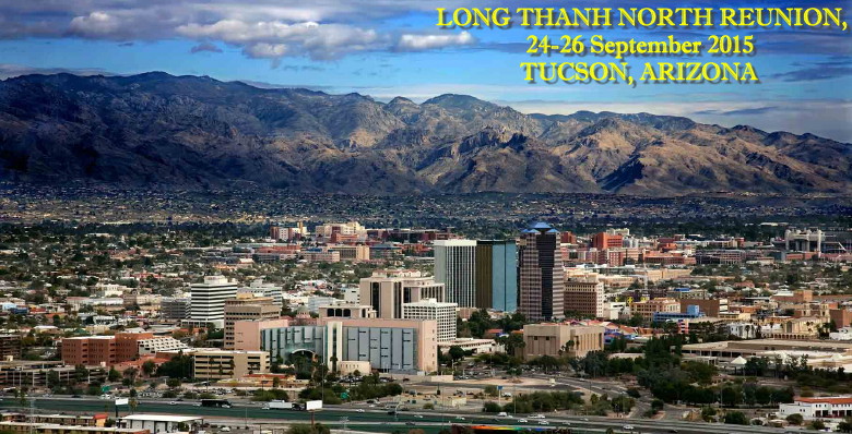 Reunion location is Tucson, AZ  for 2015