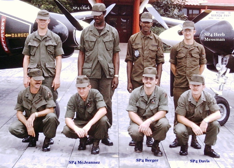 JCRC Flight Support Section enlisted personnel, 70th Aviation Detachment, Thailand, 1974 JCRC Flight Support Section enlisted personnel, 70th Aviation Detachment, Thailand, 1974