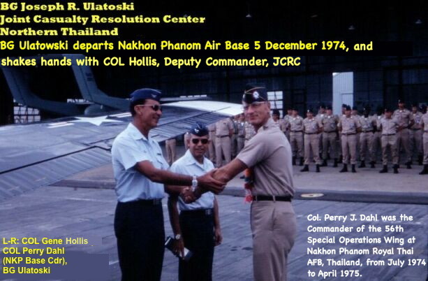JCRC Commander, BG Joseph R. Ulatoski, 1974 JCRC Commander, BG Joseph R. Ulatoski, 1974