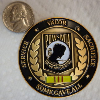 JCRC Challenge Coin, back side JCRC Challenge Coin, back side