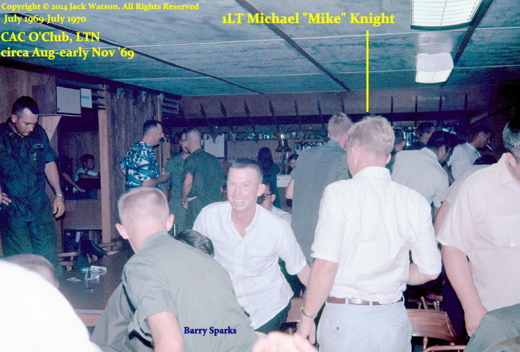 LTN Officers Club, circa Aug-early Nov 1969, 1LT Micahel Knight LTN Officers Club, circa Aug-early Nov 1969, 1LT Micahel Knight