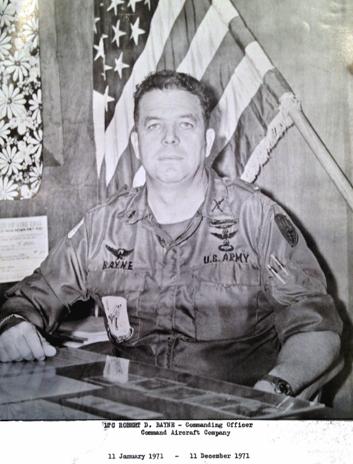 LTC Robert Bayne, Longtrip 6, 1971, photo courtesy Paula Hardiman LTC Robert Bayne, Longtrip 6, 1971, photo courtesy Paula Hardiman