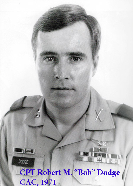 Captain Robert M. (Bob) Dodge, Command Aircraft Company, 1971 Captain Robert M. (Bob) Dodge, Command Aircraft Company, 1971