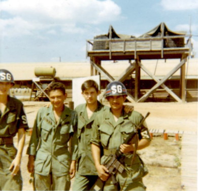 210th Combat Aviation Battalion Security Pathfinders personnel, Long Thanh North, Vietnam