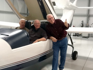 L-R: Joe Tilghman, Alan Smith, Jerry Robelen, Seawind 3000 tour L-R: Joe Tilghman, Alan Smith, Jerry Robelen, Seawind 3000 tour