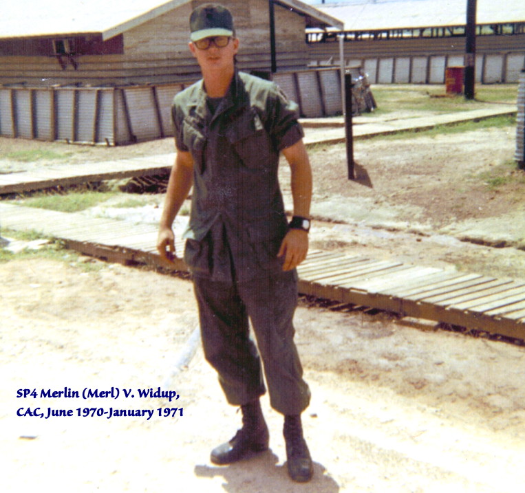 SP4 Merlin Widup, CAC, 1970-71 SP4 Merlin Widup, CAC, 1970-71